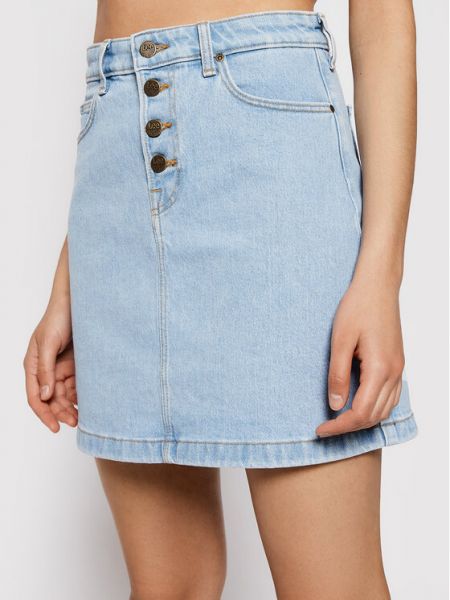 Spódnica jeansowa Lee - niebieski