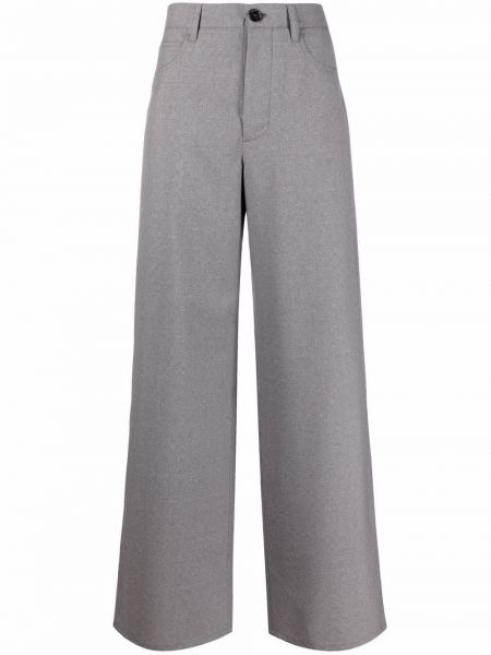 Pantalones de cintura alta bootcut Marni gris