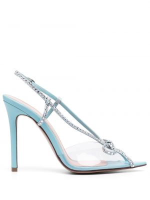Sandale de cristal Andrea Wazen albastru