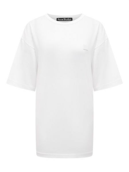 Хлопковая футболка Acne Studios белая