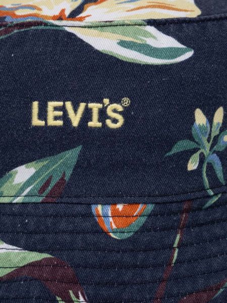 Bombažni klobuk Levi's® modra