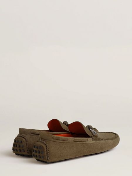 Semišové loafers Hermès Pre-owned hnědé