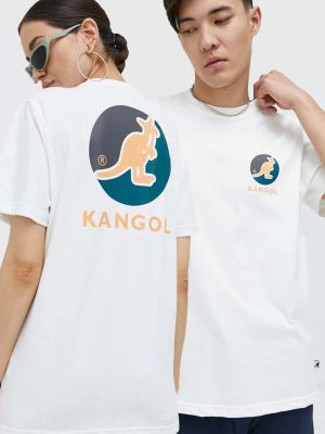 Pamučna majica Kangol bijela