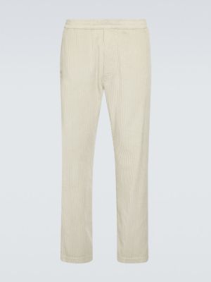 Pantalones de algodón Barena Venezia blanco