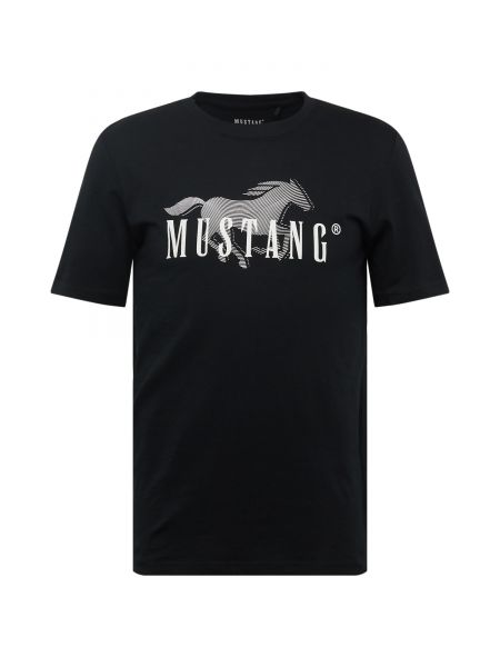 Marškinėliai Mustang juoda