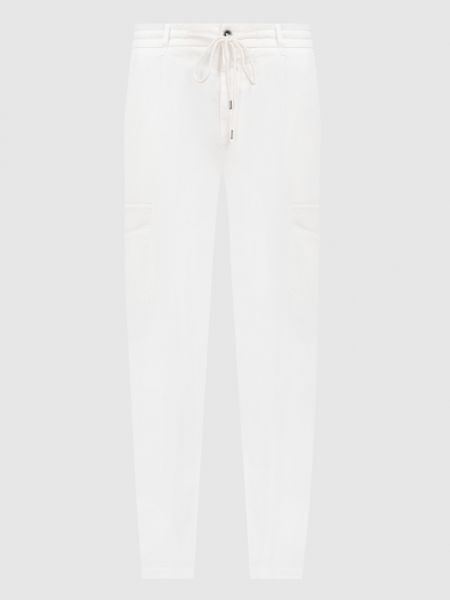 Белые брюки карго Peserico