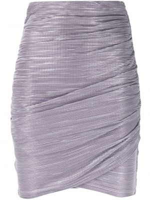 Mini sukně z polyesteru Sabina Musayev - nachový
