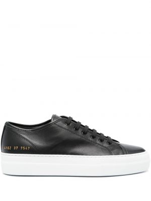 Bőr sneakers Common Projects fekete