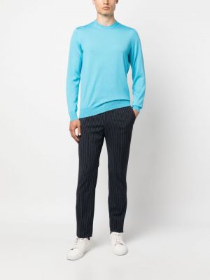 Pullover mit rundem ausschnitt Drumohr blau