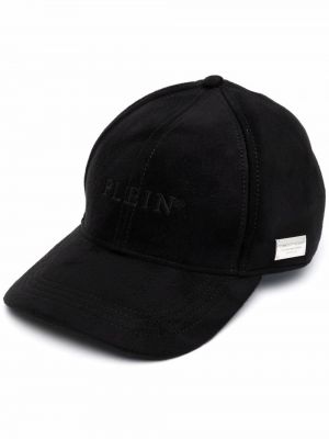 Brodert cap Philipp Plein svart