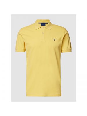 T-shirt Gant, żółty