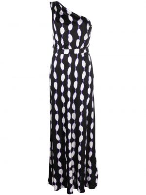 Sukienka midi z nadrukiem w abstrakcyjne wzory Dvf Diane Von Furstenberg