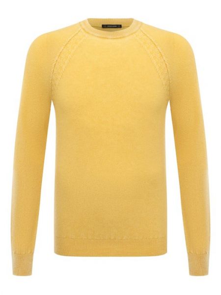 Кашемировый свитер Jacob Cohen желтый