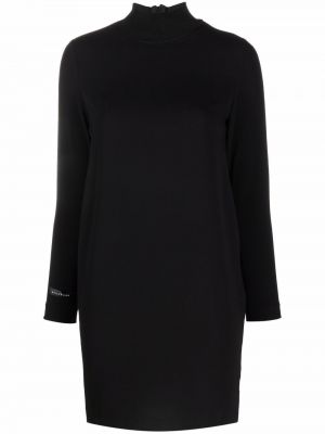 Vestido manga larga de tela jersey John Richmond negro