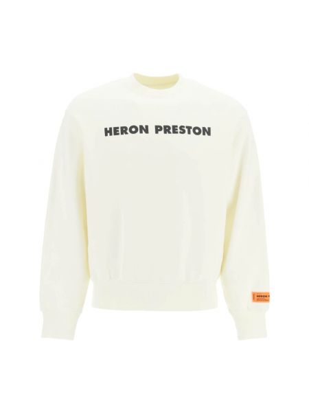 Hoodie Heron Preston beige