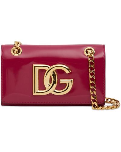 Lakovaná kožená kabelka Dolce & Gabbana