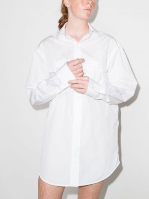 Robe chemise Wardrobe.nyc blanc