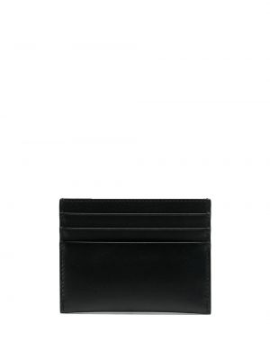 Leder geldbörse mit print Givenchy schwarz