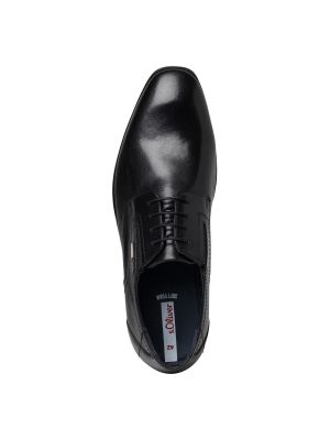 Ilgaauliai batai su raišteliais S.oliver juoda