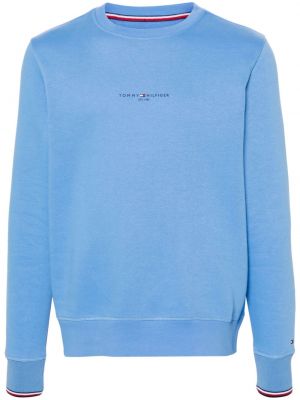 Sweatshirt mit print Tommy Hilfiger blau