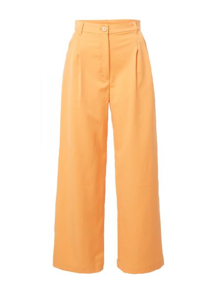 Πλισέ παντελόνα Monki πορτοκαλί