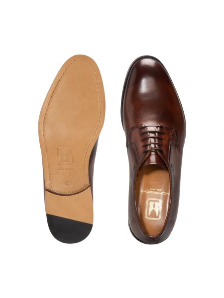 Zapatos derby de cuero Moreschi marrón