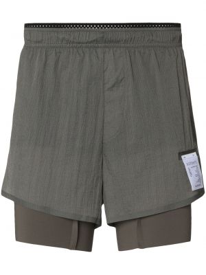 Pantalones cortos deportivos Satisfy gris