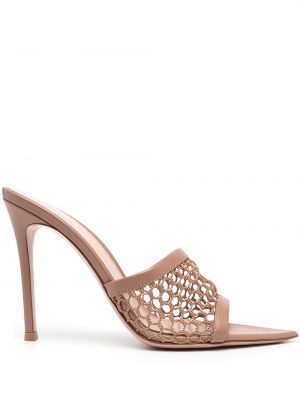 Mules από διχτυωτό Gianvito Rossi