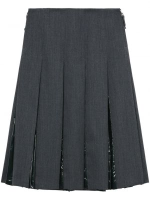 Plisovaná sukňa Toga sivá