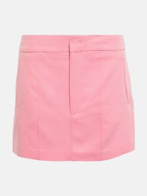 Mini sukně Isabel Marant růžové