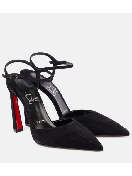 Slingback mokka Christian Louboutin musta