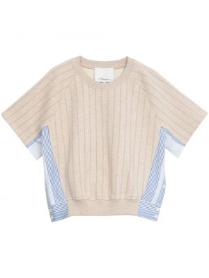 Sweatshirt aus baumwoll 3.1 Phillip Lim beige