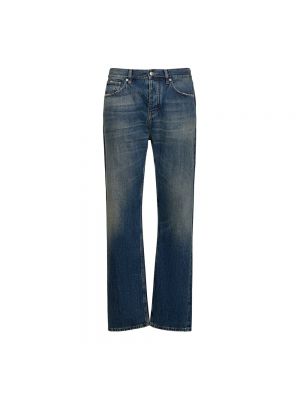 Leder straight jeans Burberry blau