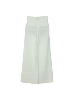 Spodnie Chanel Vintage białe
