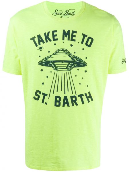 Camiseta Mc2 Saint Barth amarillo