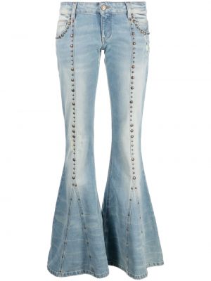 Relaxed fit flare jeans Blumarine blå