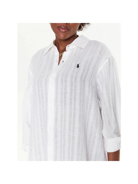 Camisa de lino Ralph Lauren blanco