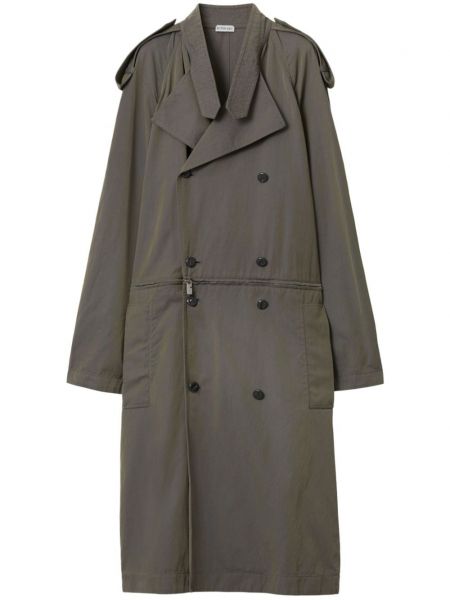 Trench de in din bumbac Burberry gri