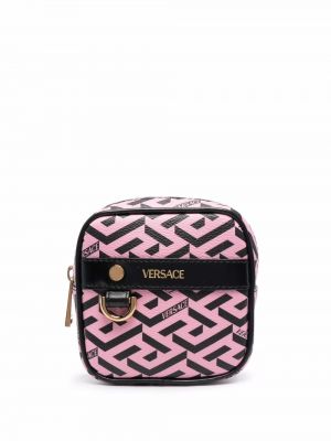 Trykt belte Versace rosa