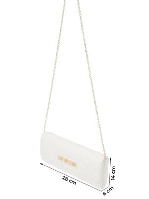 Чанта тип „портмоне“ Love Moschino бяло