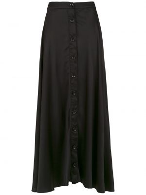 Hodvábna dlhá sukňa Amir Slama čierna