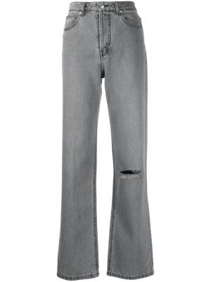 Obnosené džínsy s rovným strihom Zadig&voltaire sivá