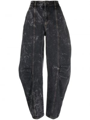 Pantaloni cu croială lejeră Rotate negru