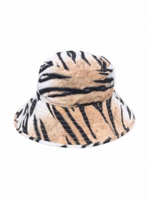 Leopard trykt solhatt for jenter Molo brun