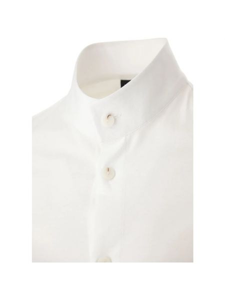 Camisa con cuello alto Emporio Armani blanco