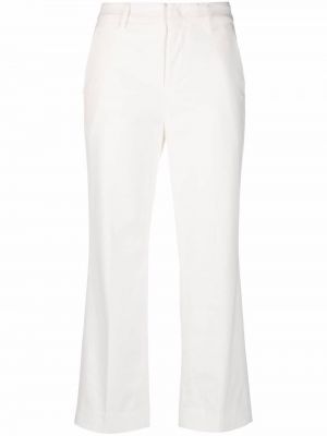 Pantalones de cintura alta Dondup blanco