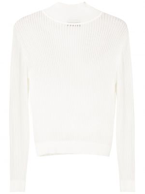 Пуловер Andrea Bogosian бяло