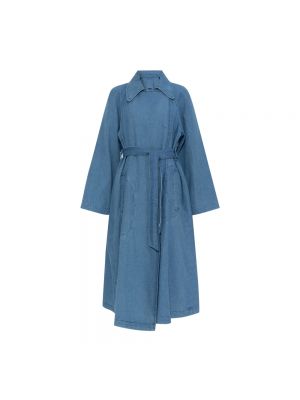 Mantel mit taschen Emporio Armani blau