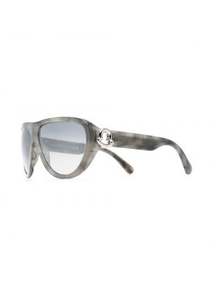 Okulary przeciwsłoneczne oversize Moncler Eyewear szare