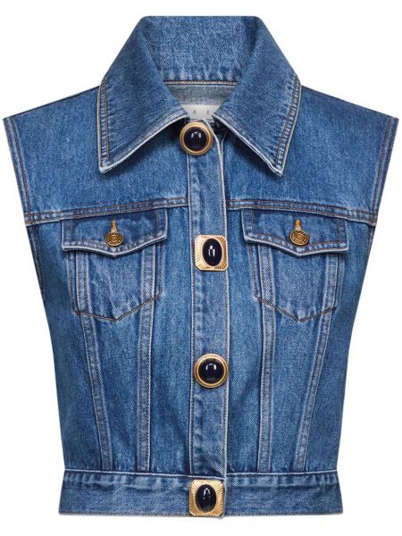 Denim vest Area blå